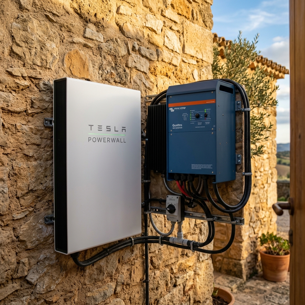 Technical solar inverter detail